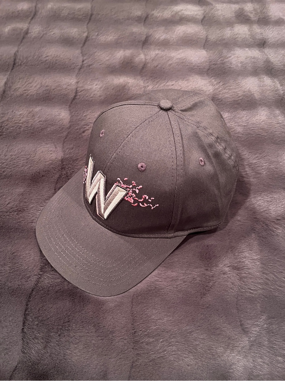 MLB Washington Nationals Cherry Blossoms Gray Adjustable Baseball Hat - Picture 2 of 9
